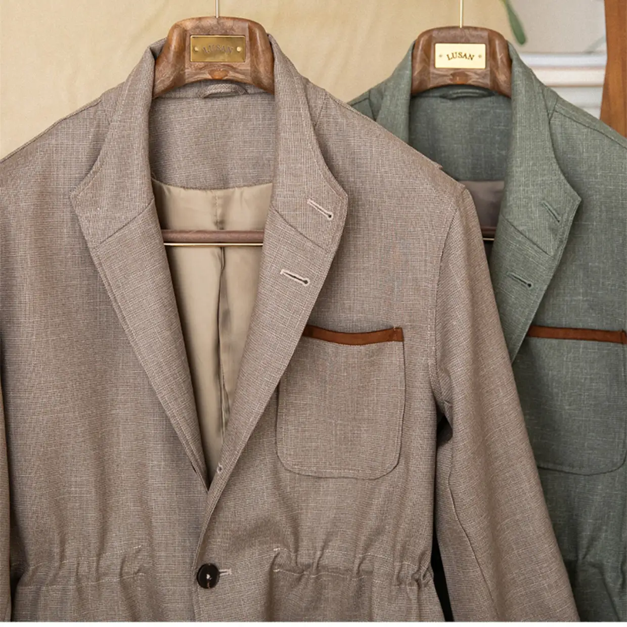 Thin Non-ironing Retro Petty Cash Suit Jacket