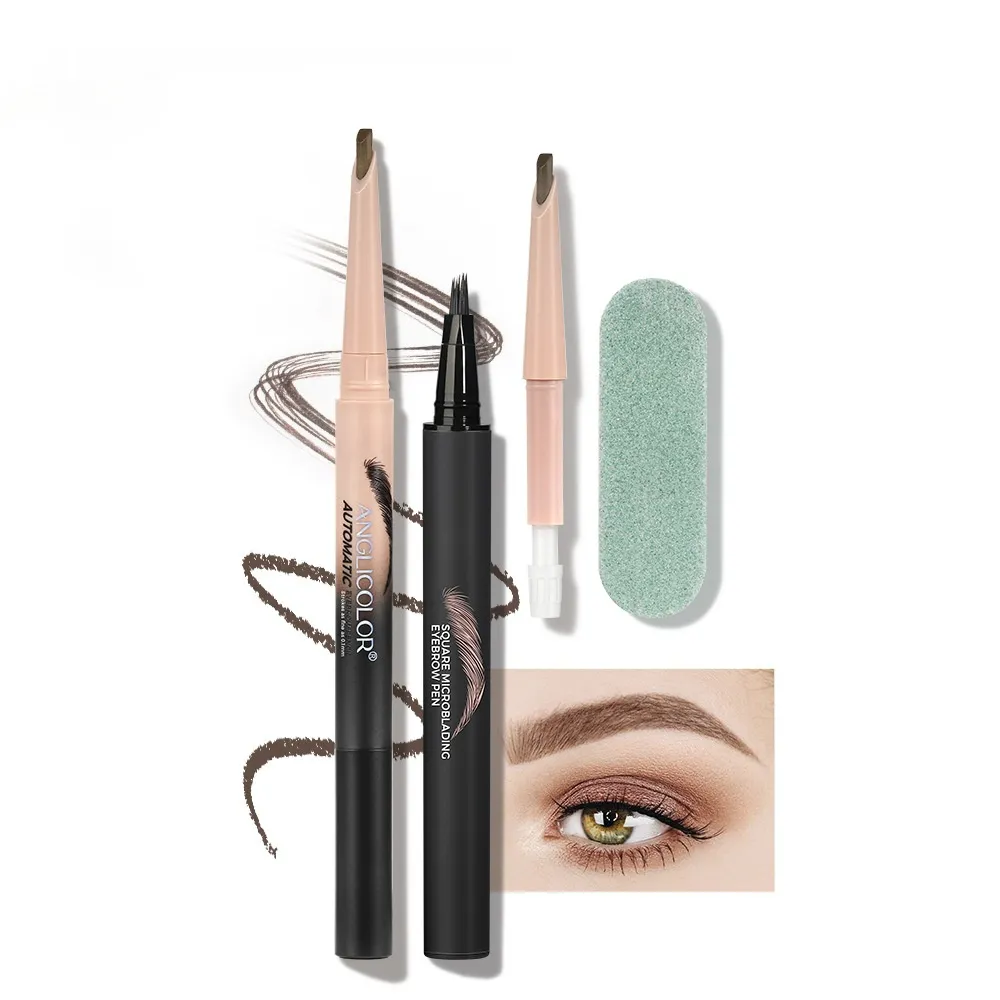 Liquid Water Eyebrow Pencil Sets Of Boxes Smooth Discoloration Resistant - 01Lightbrown