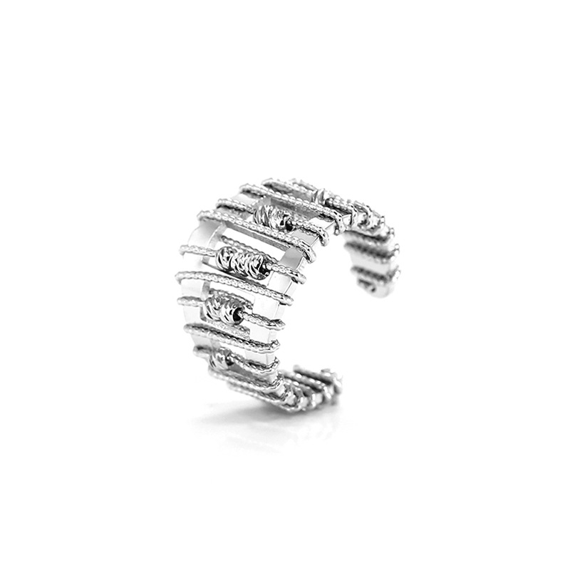 High-grade Light Luxury Non-fading Open Cold Style Bracelet Ring