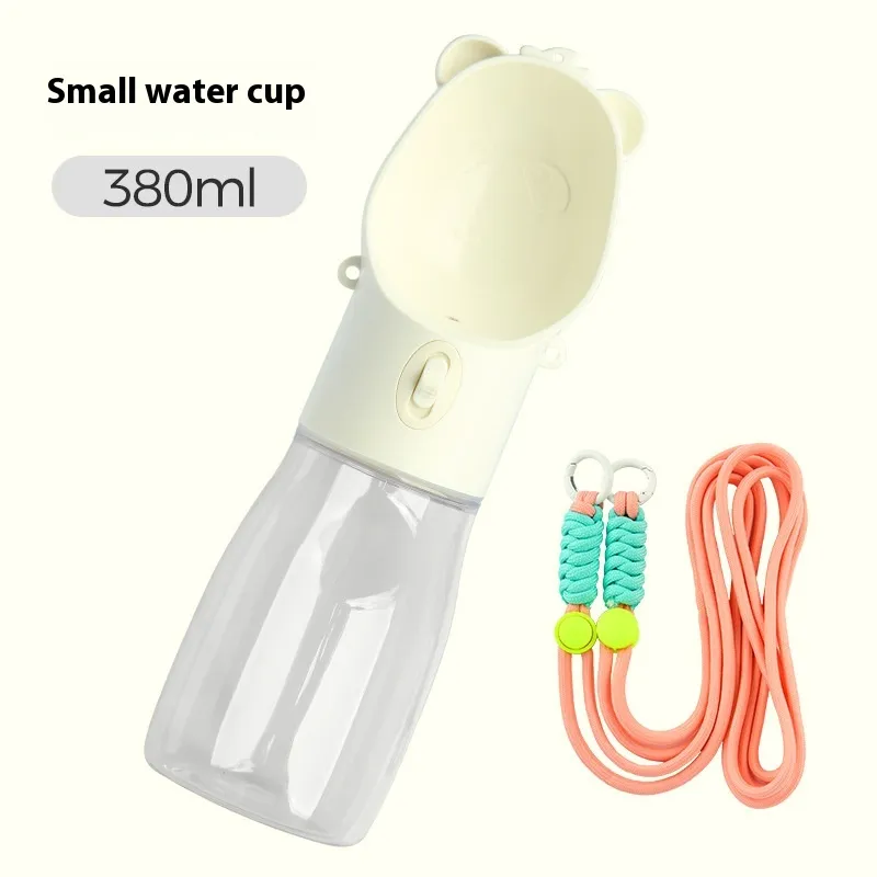 2 In 1 Portable Dog Water Bottle For Small Big Dogs Cat Outdoor Leak-proof Puppy Drinking Bowl With Food Container Pets Feeder Pet Products – image 8