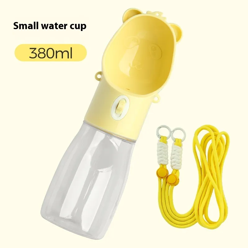 2 In 1 Portable Dog Water Bottle For Small Big Dogs Cat Outdoor Leak-proof Puppy Drinking Bowl With Food Container Pets Feeder Pet Products – image 9
