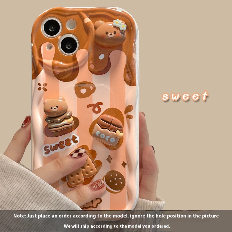 Suitable For 15pro Phone Case Chocolate Doll Lanyard - Image 4