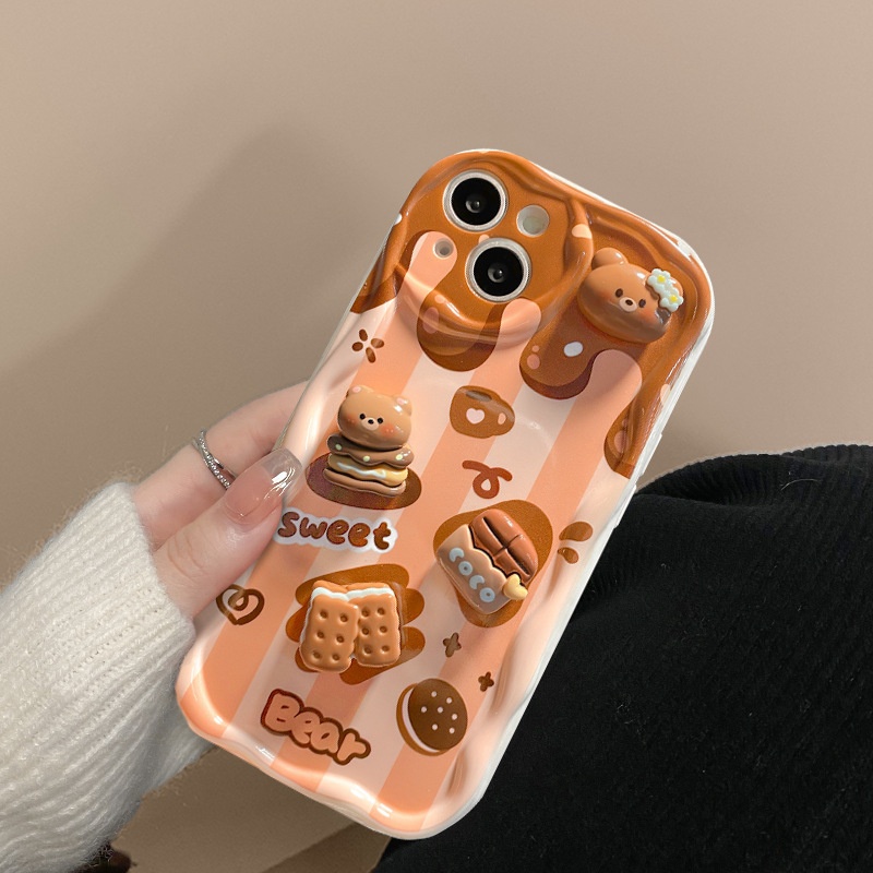 Suitable For 15pro Phone Case Chocolate Doll Lanyard - Image 5
