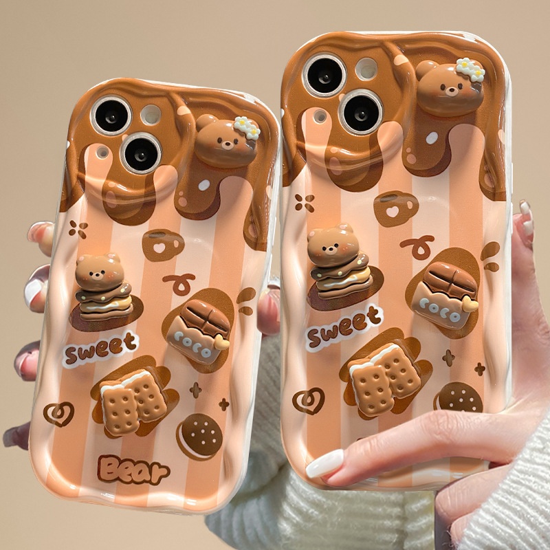 Suitable For 15pro Phone Case Chocolate Doll Lanyard - Image 3