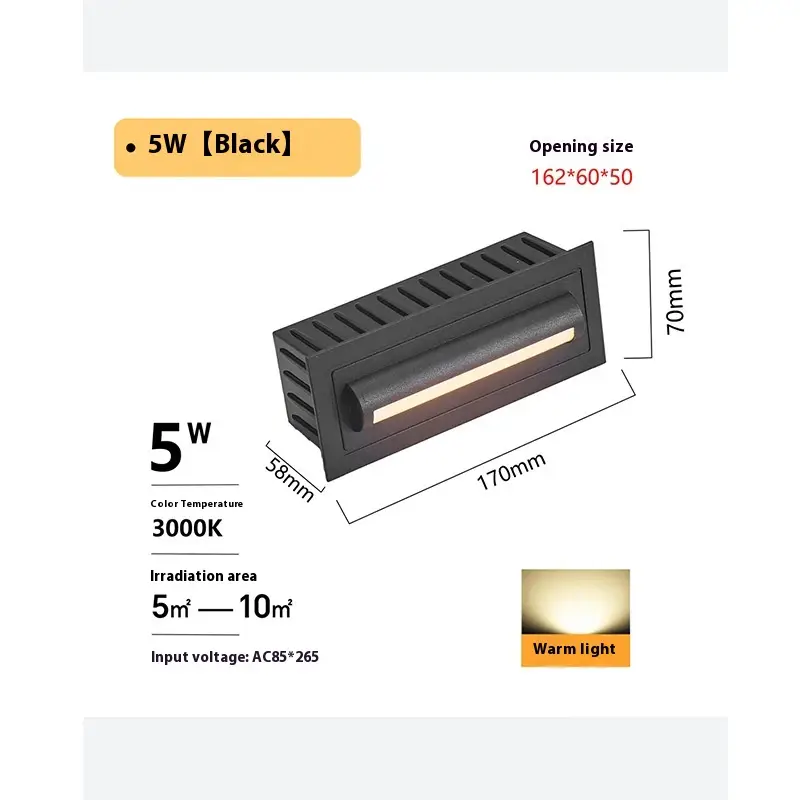 LED Step Lamp Courtesy Lamp Outdoor Waterproof Stair Light