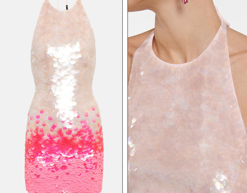 Women's Fashion Gradient Sequin Mini Dress