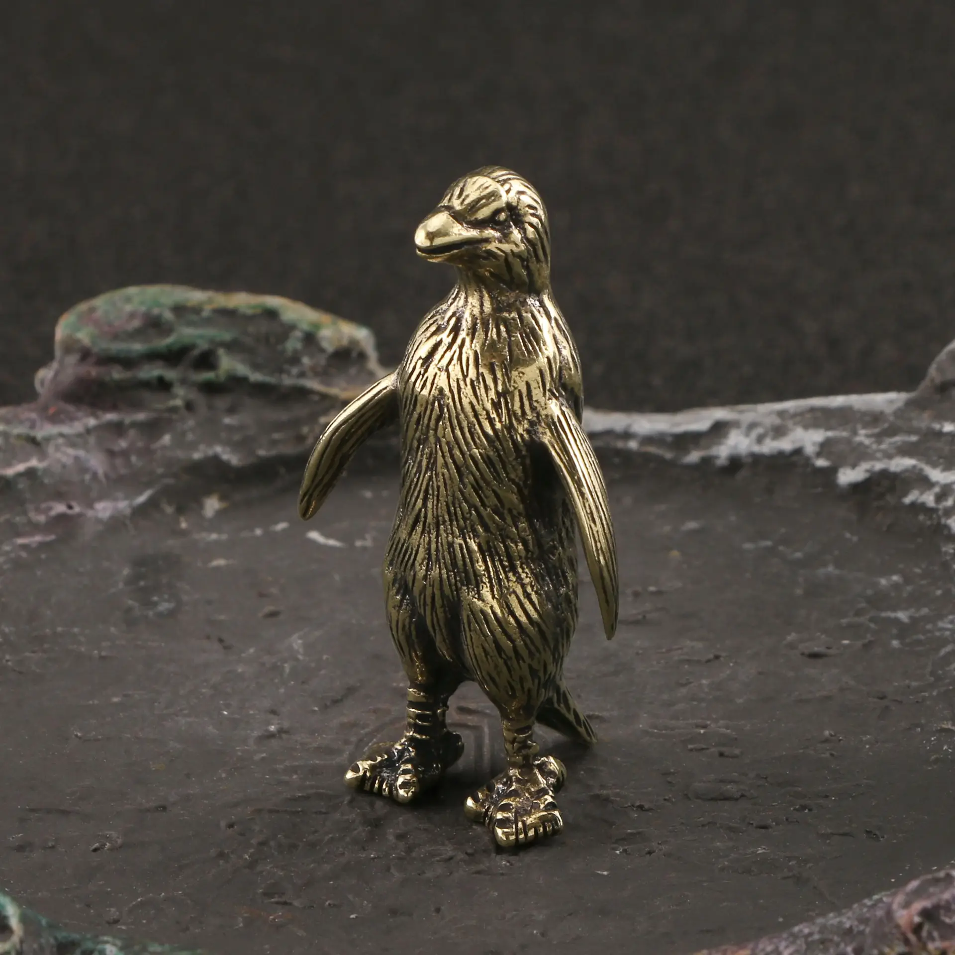 Brass Emperor Penguin Copper Ornament Crafts