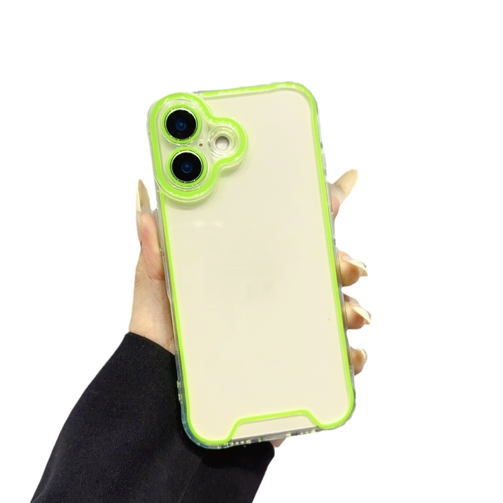 Simple Solid Color Fashion Luminous Phone Case - Image 4