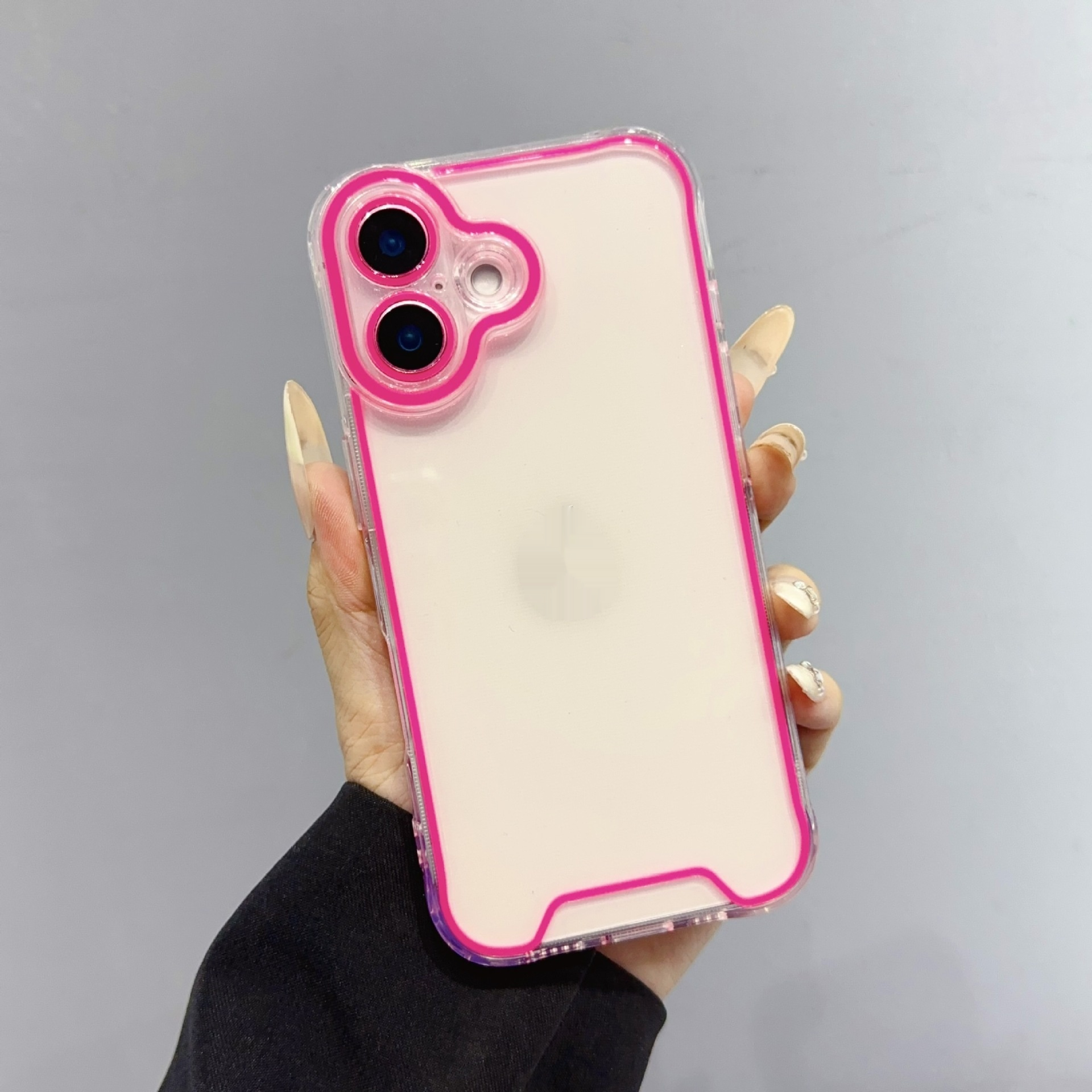 Simple Solid Color Fashion Luminous Phone Case - Image 5