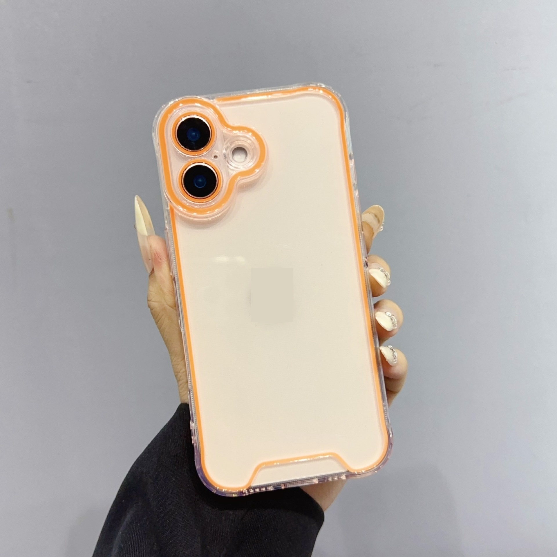 Simple Solid Color Fashion Luminous Phone Case - Image 2