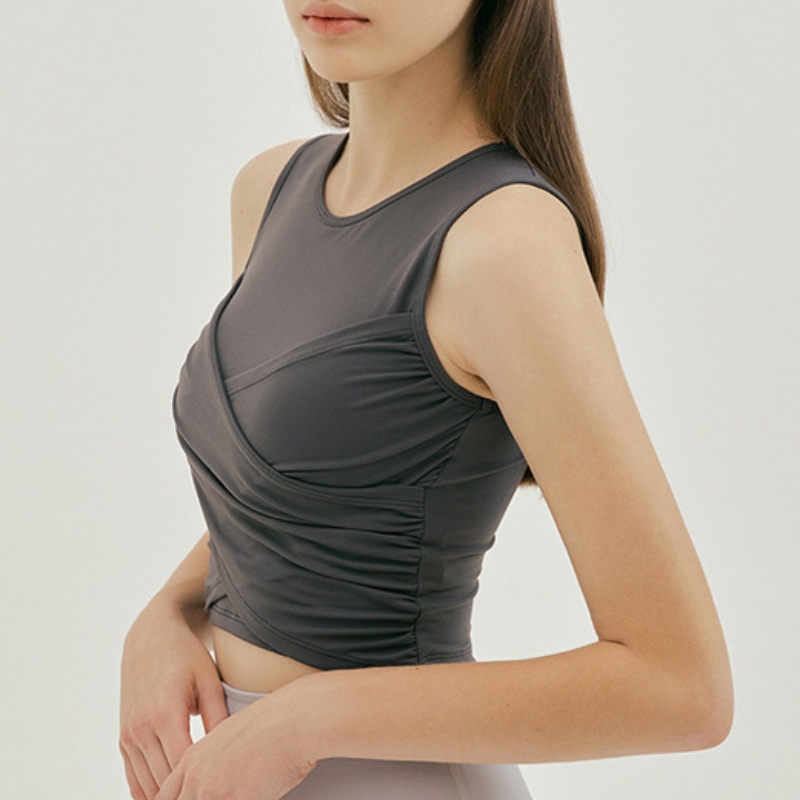 Thick Sleeveless Exercise Small Vest Yoga Short Top
