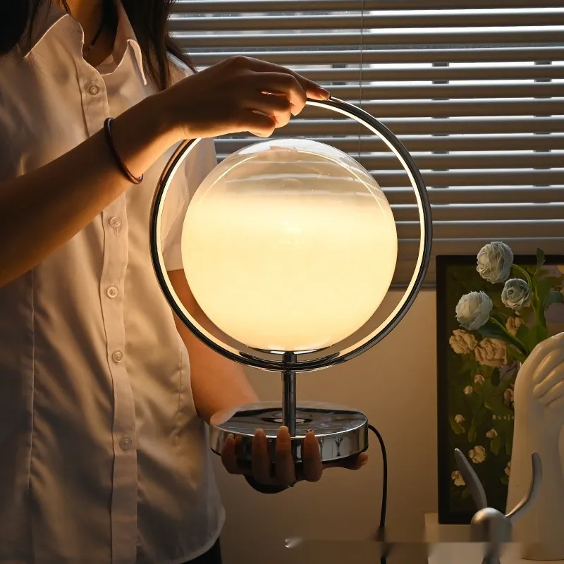 Bedroom Bedside Design Glass Decorative Table Lamp