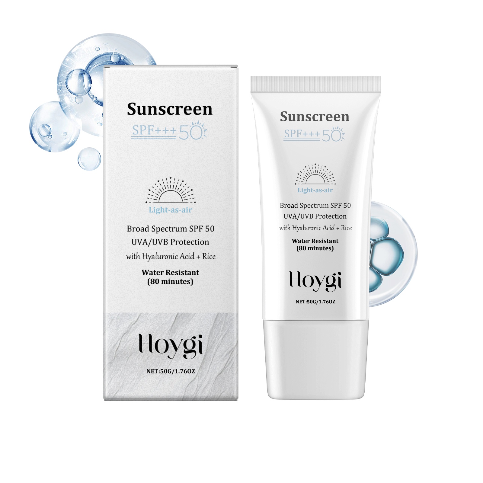 Hyaluronic Acid Rice Facial Sunscreen