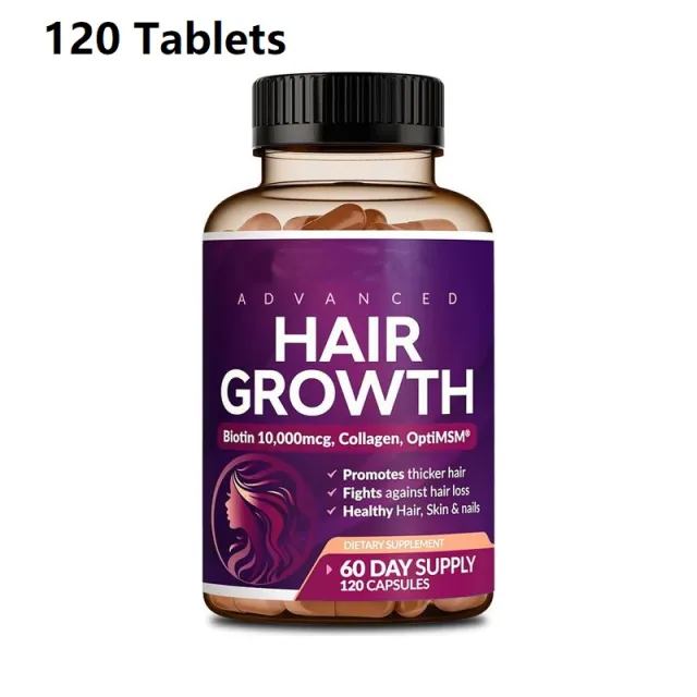 Room Temperature HAIR Capsule HAIR GROWTH 120 Tablets - Shop at LoveMi