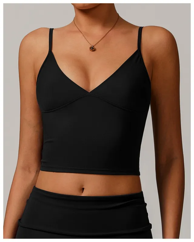 Tight Yoga Vest Casual Outdoor All matching Advanced Black - Shop at LoveMi