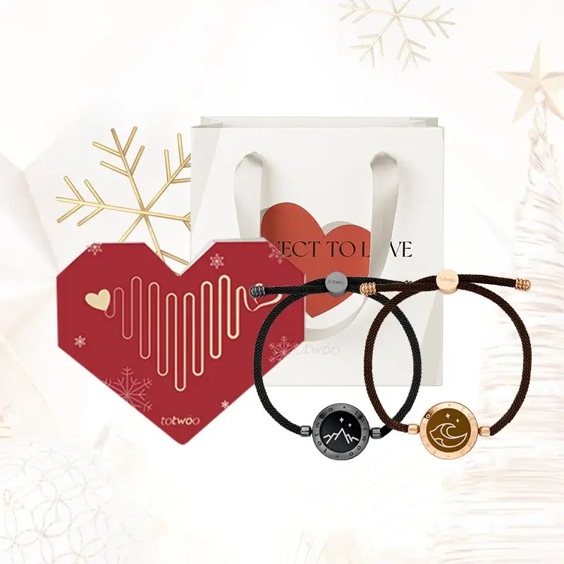 Couple Intelligent Sensing Bracelet One Pair