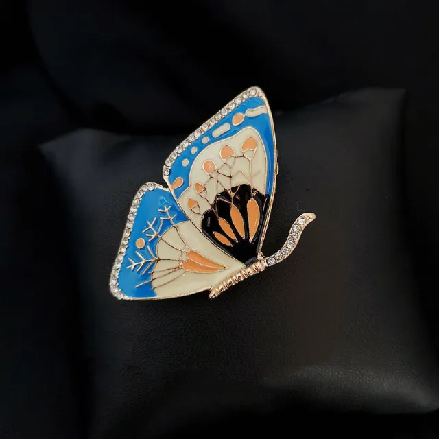 Vintage Butterfly Drip Glazed Enamel Brooch For Women Main Picture Color - Shop at LoveMi