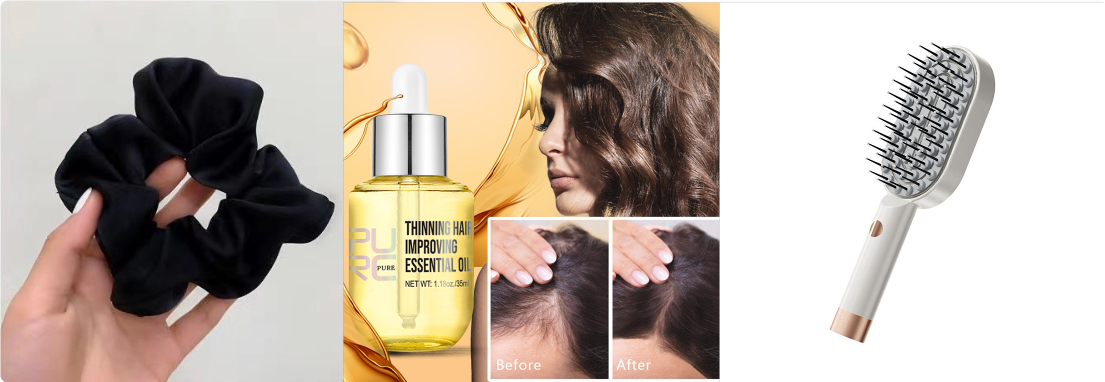 Red Light Hair Care Air Cushion Comb Women's Airbag Massage Comb Set