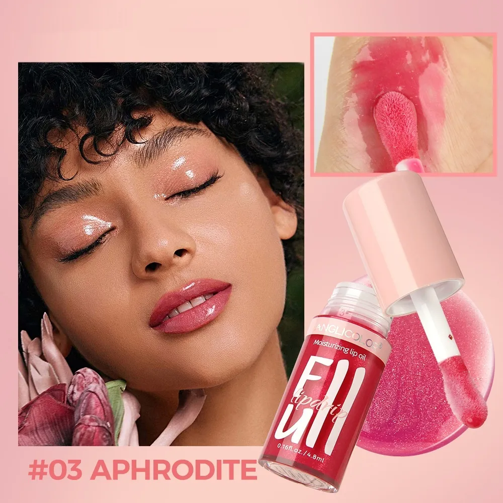 Makeup Mirror Lip Gloss Nourishing Moisturizing - 03Aphrodite