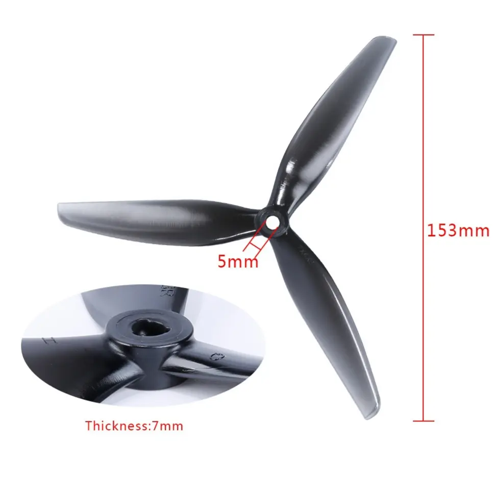 7-inch Three-leaf Crossing Machine Screw Blade