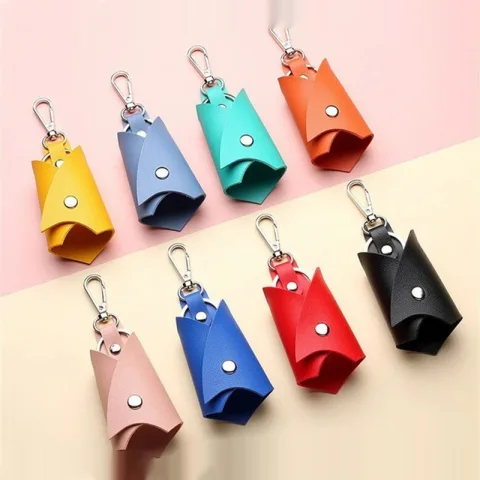 Bat Cute Styling Car Leather Key Case