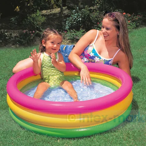 Fluorescent Three-ring Inflatable Pool Ball
