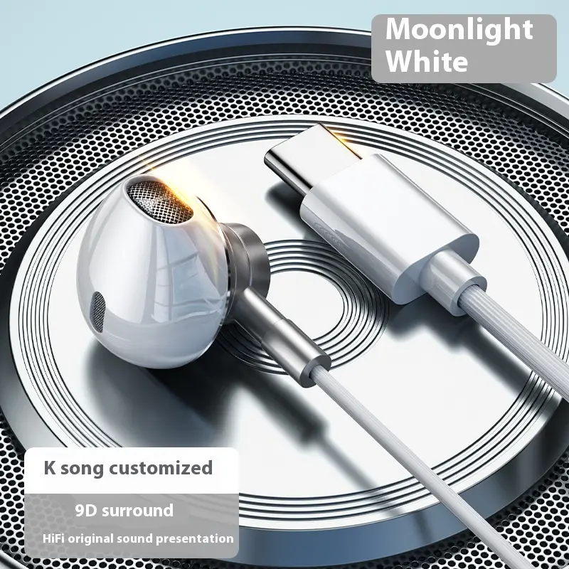 Headset Wired In-ear Typec Interface