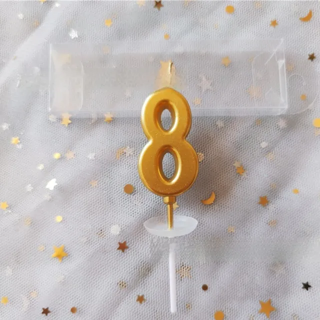 Digital Candle Birthday Cake Baking Decoration Number 8 - Shop at LoveMi
