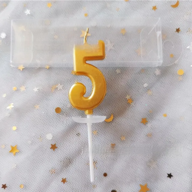Digital Candle Birthday Cake Baking Decoration Number 5 - Shop at LoveMi