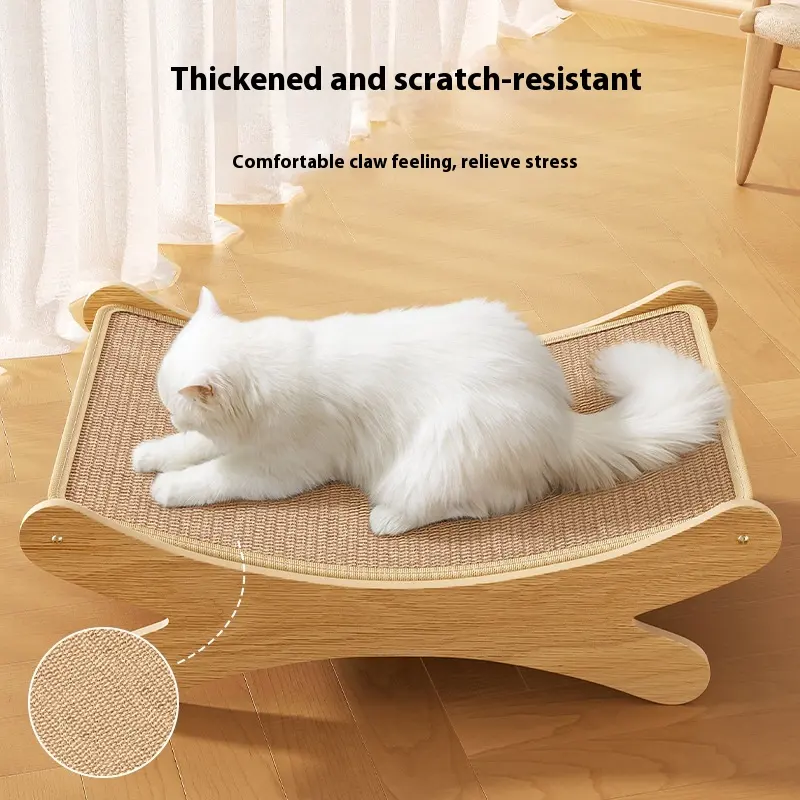 Jute Style Cat Scratch Board Nest Integrated
