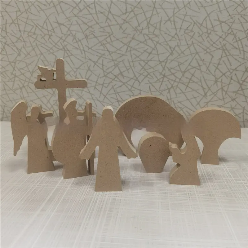 Easter Scene Wooden Decoration