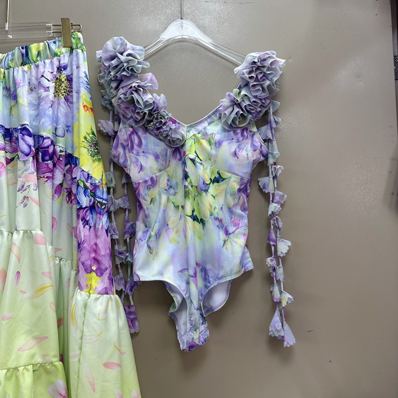 Floral Print Women's Swimwear
