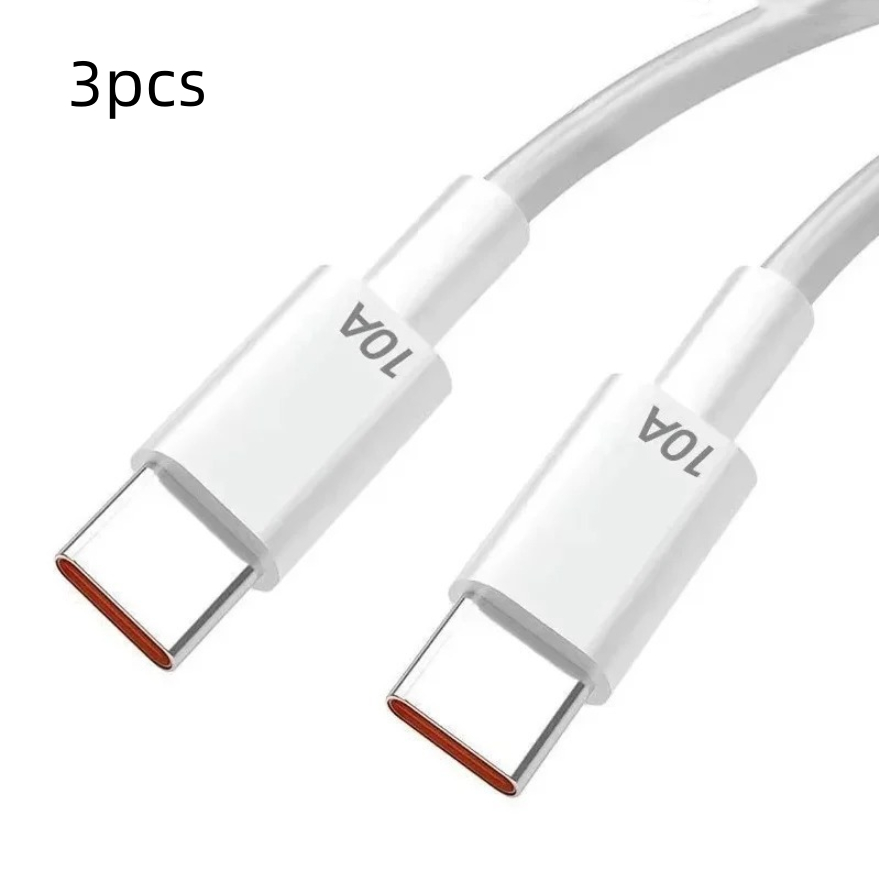 2M Fast Charging Dual USB Type-C Cable – Durable TPE Fiberglass Power Cord - 第 8/9 張圖片