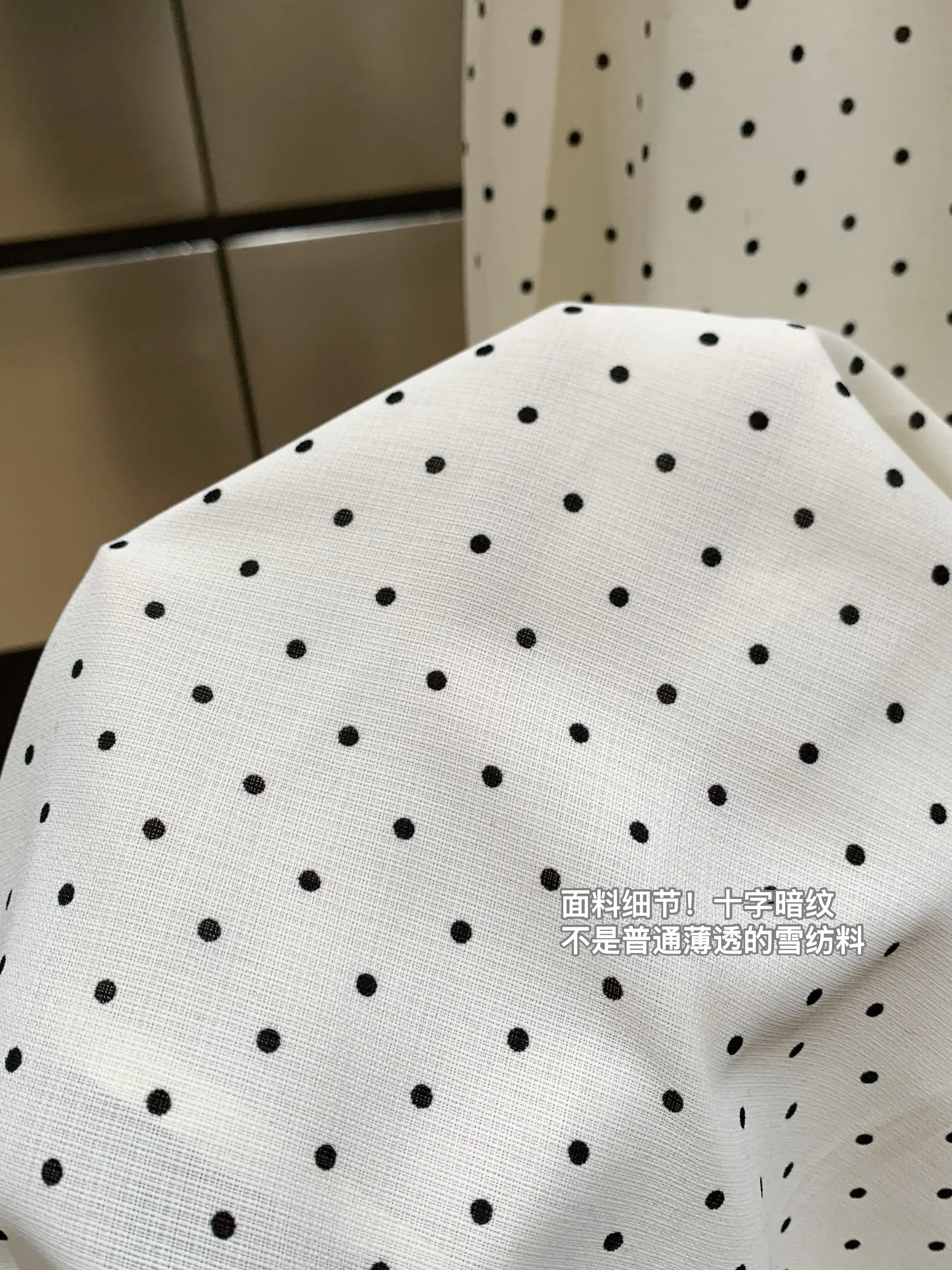 Women's Slant Shoulder Waist Long Polka Dot Dress