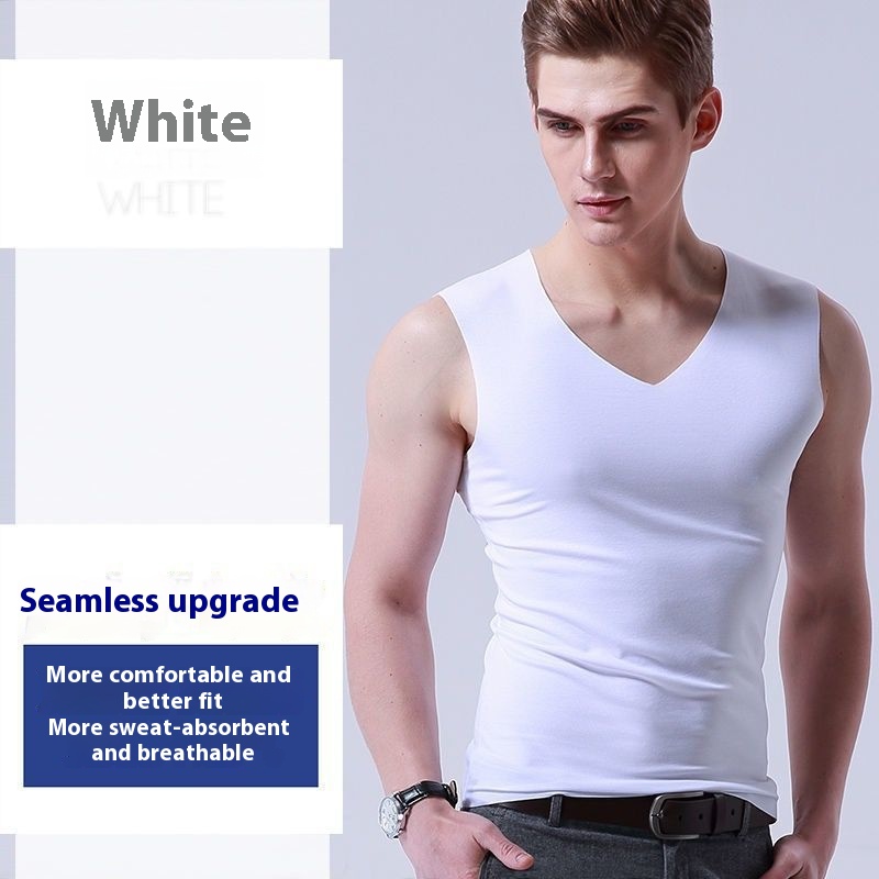 صدرية رياضية رجالية بدون أكمام سريعة الجفاف