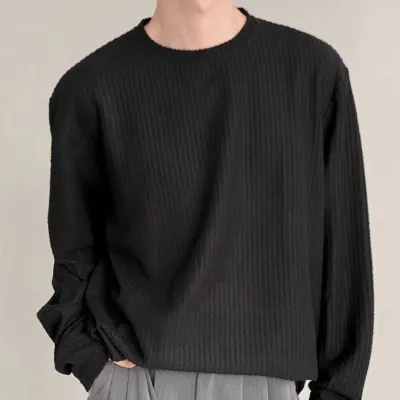 Men's Autumn Loose Casual Bottoming Shirt