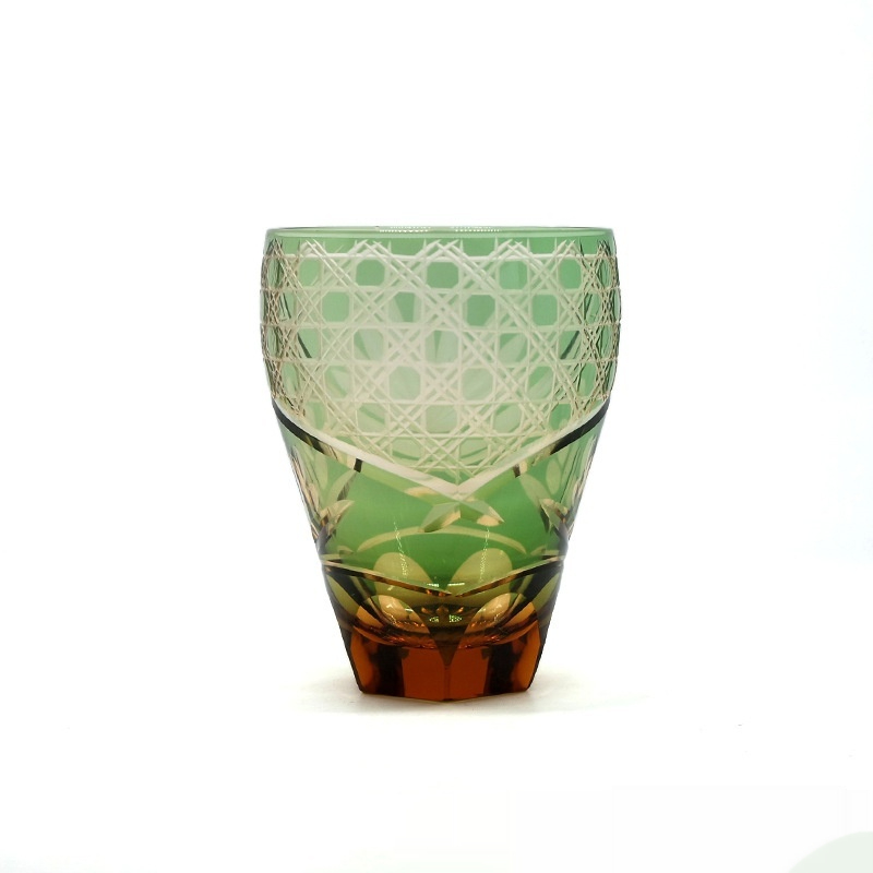 Hand Carved Crystal Glass Drinking Cup