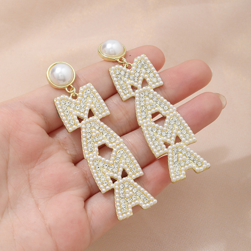 MAMA Mother's Day Creative Letters Alloy Ornament