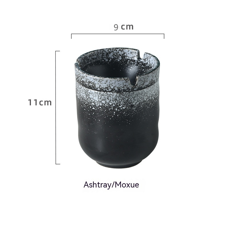 Retro Chinese Windproof Kiln Baked Ashtray - Image 6