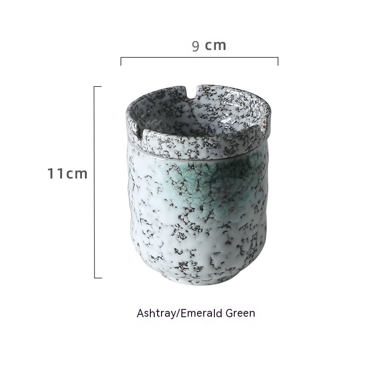 Retro Chinese Windproof Kiln Baked Ashtray - Image 10