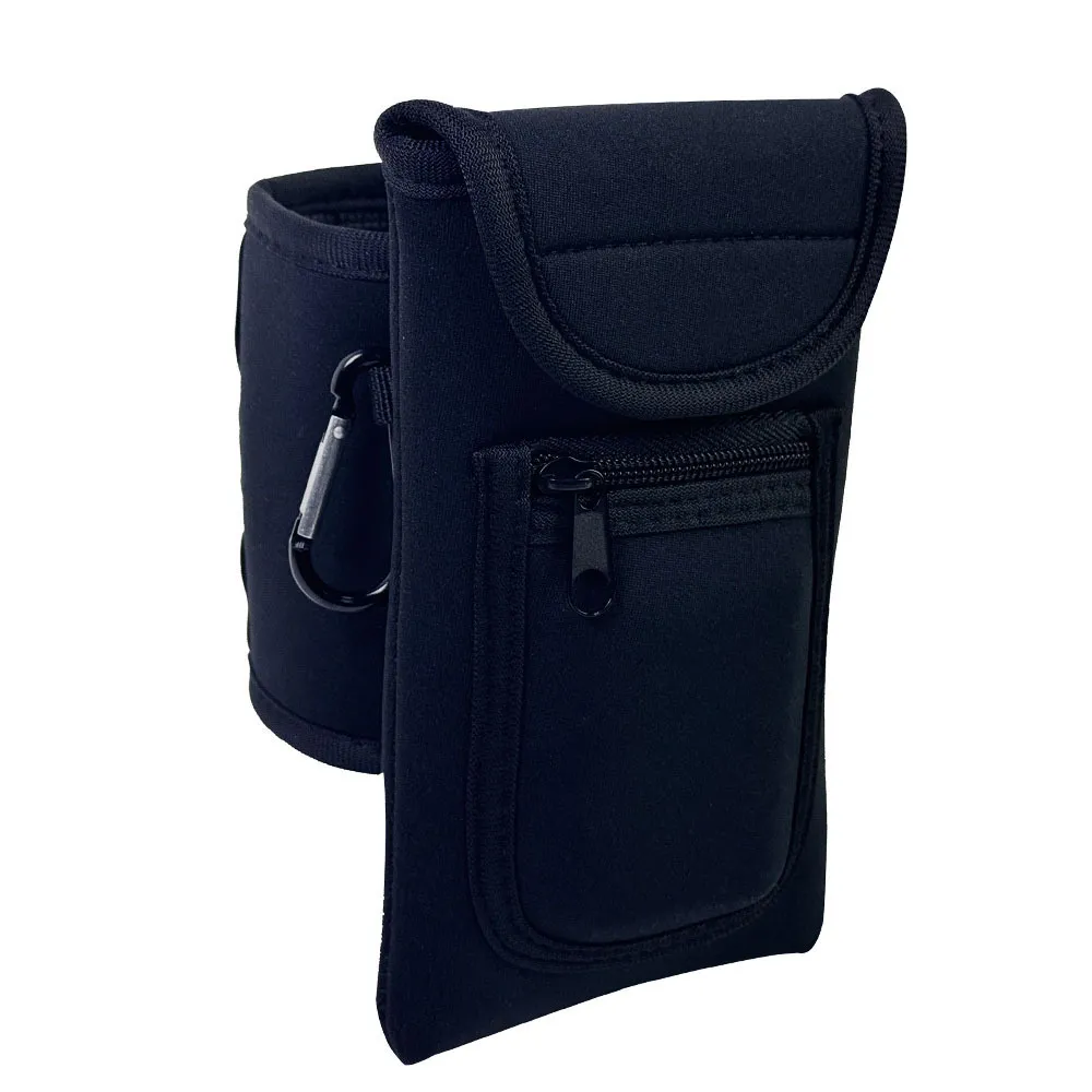 Gym Portable Magnet Kettle Cover Magnet Mobile Phone Bag Can Store Bluetooth Headset Membership Card - Black