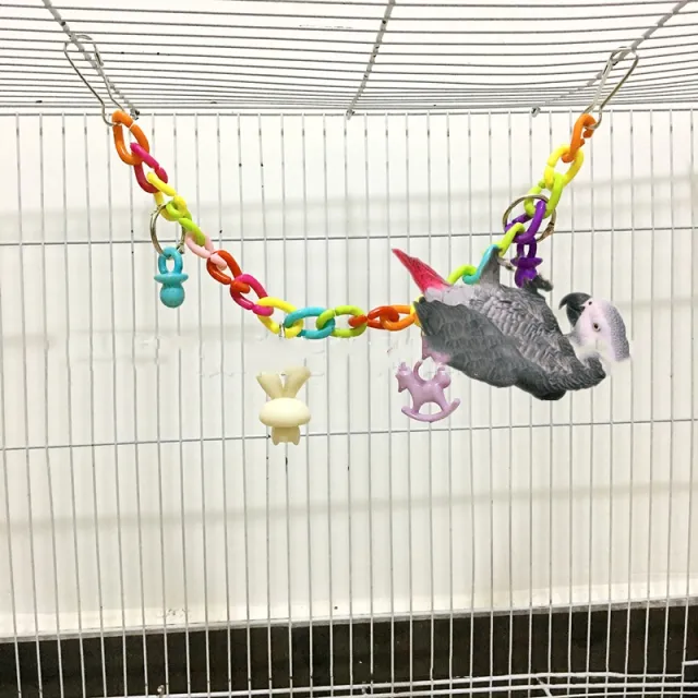 Parrot Acrylic Chain Suspension Bridge Swing Toy 225 Models - Shop at LoveMi