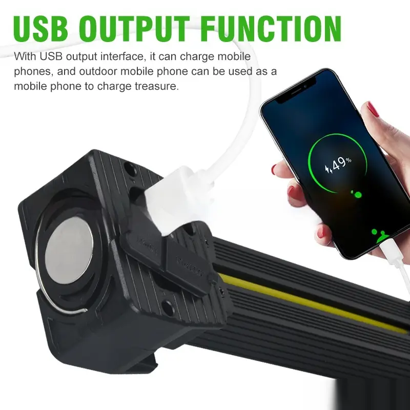 Strong Light Outdoor Multifunctional Camping Lighting Flashlight Auto Repair Work Light