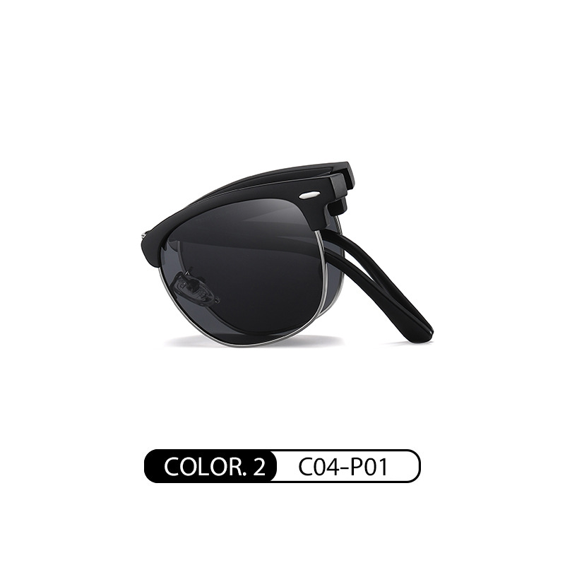 Polarized Color Sunscreen Folding Sunglasses - Image 5