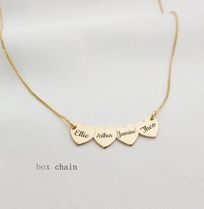 Stainless Steel Pendant Engraved Mother's Day Necklace