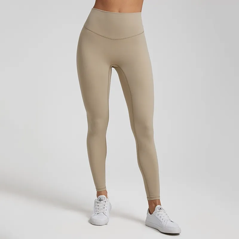 Ladies' Fitted Leggings - L201 Taupe Trousers
