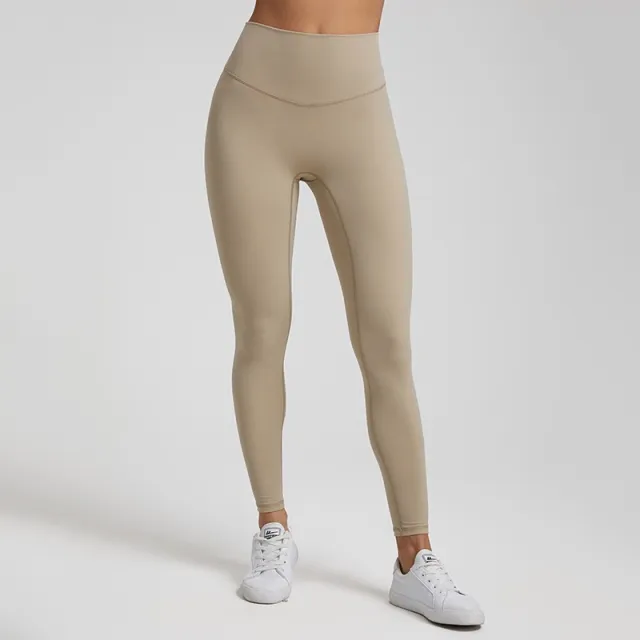Ladies' Fitted Leggings L201 Taupe Trousers - Shop at LoveMi