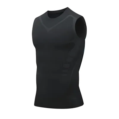 Fitness Short Sleeved Sports Tight Vest