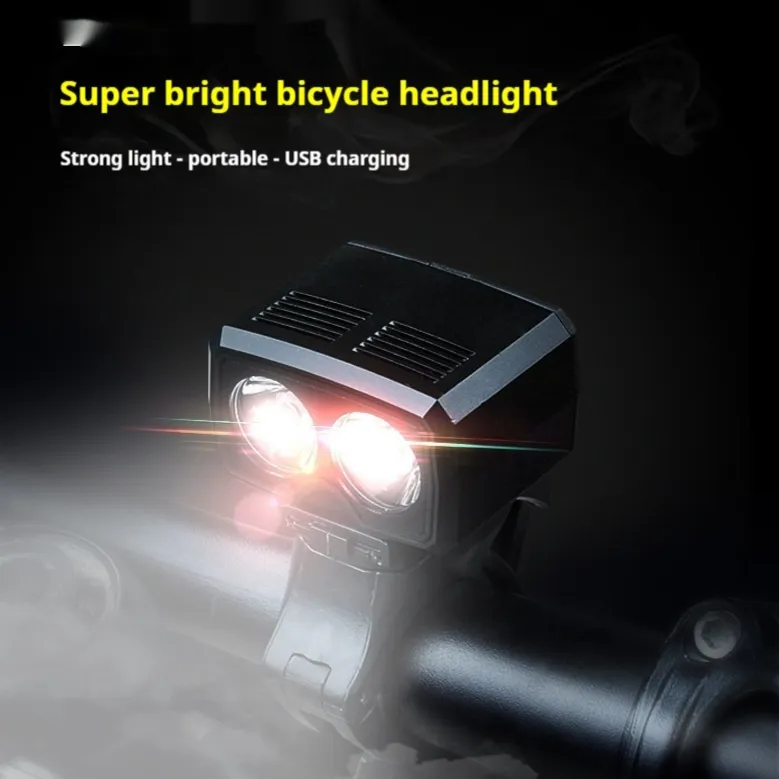 Bicycle Light LED Bead Mountain Bike USB