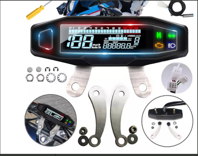 Motorcycle Miniature Instrument Speedometer Suit